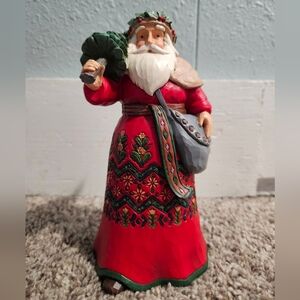 Jim Shore Heartwood Creek Santa's Around The World- Sweden Wishes